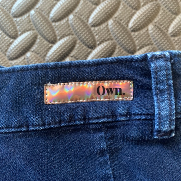 OWN. Brand Womens Skirt, Size 2, Blue. Cotton Blend, High Quality Fashion - NEW! - Picture 4 of 6